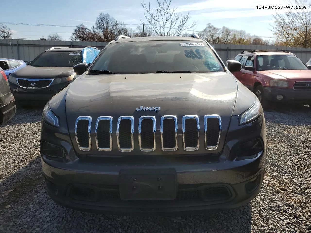 2015 Jeep Cherokee Latitude VIN: 1C4PJMCS7FW755569 Lot: 79048734