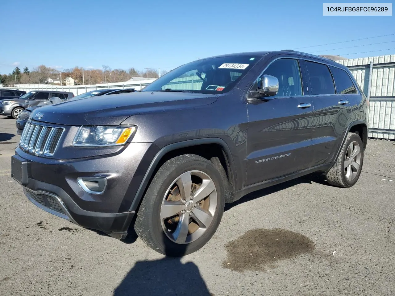 2015 Jeep Grand Cherokee Limited VIN: 1C4RJFBG8FC696289 Lot: 79134334