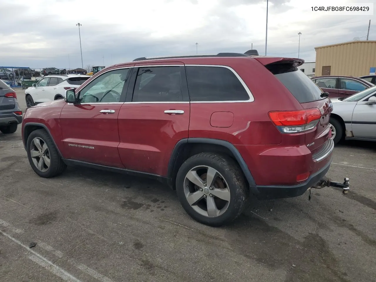 2015 Jeep Grand Cherokee Limited VIN: 1C4RJFBG8FC698429 Lot: 79218644