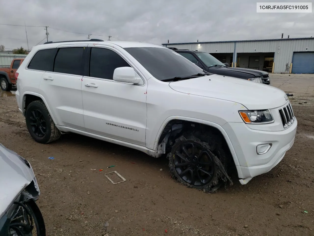 2015 Jeep Grand Cherokee Laredo VIN: 1C4RJFAG5FC191005 Lot: 79223694