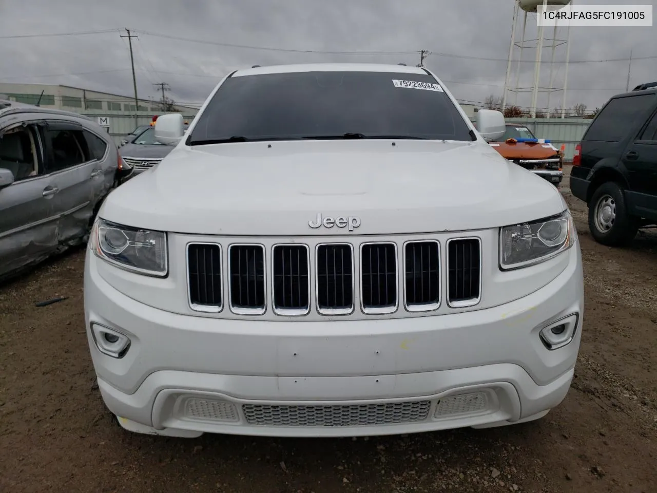 2015 Jeep Grand Cherokee Laredo VIN: 1C4RJFAG5FC191005 Lot: 79223694