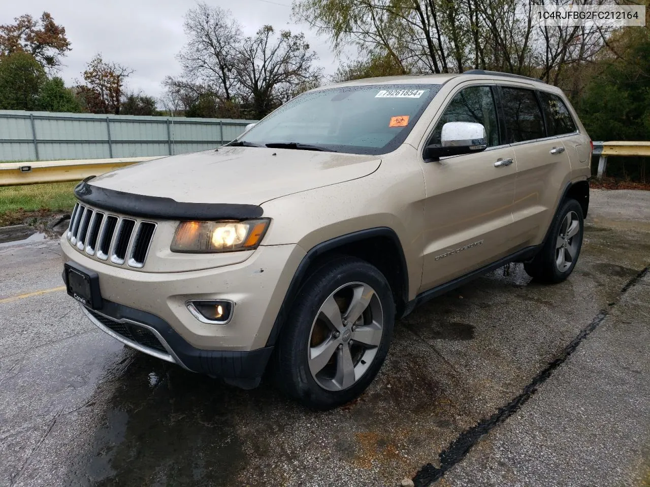 2015 Jeep Grand Cherokee Limited VIN: 1C4RJFBG2FC212164 Lot: 79261854