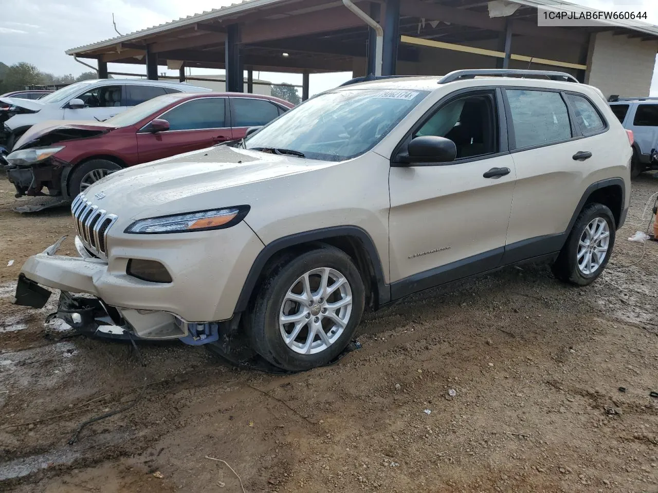 2015 Jeep Cherokee Sport VIN: 1C4PJLAB6FW660644 Lot: 79262174