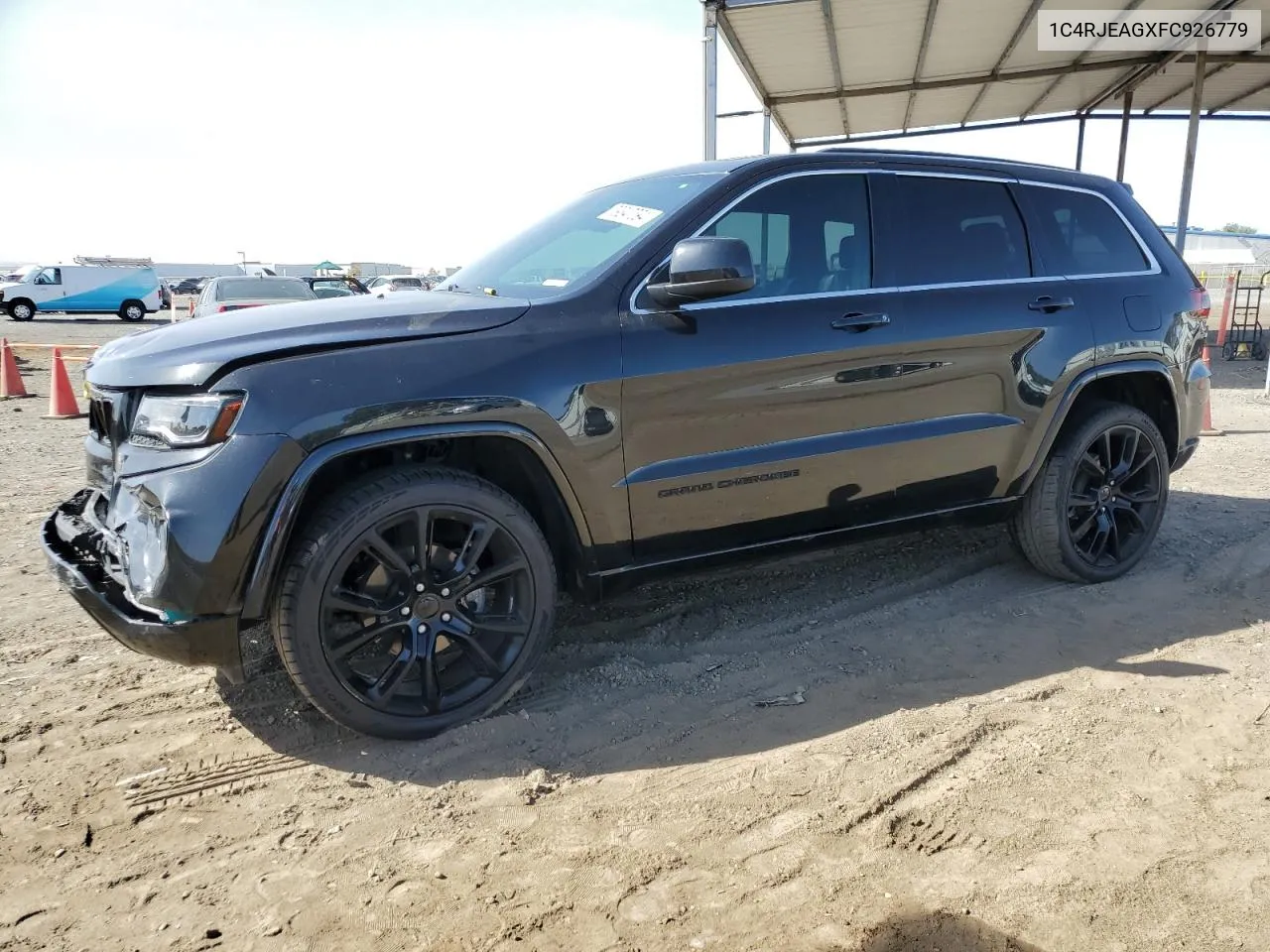 2015 Jeep Grand Cherokee Laredo VIN: 1C4RJEAGXFC926779 Lot: 79347094