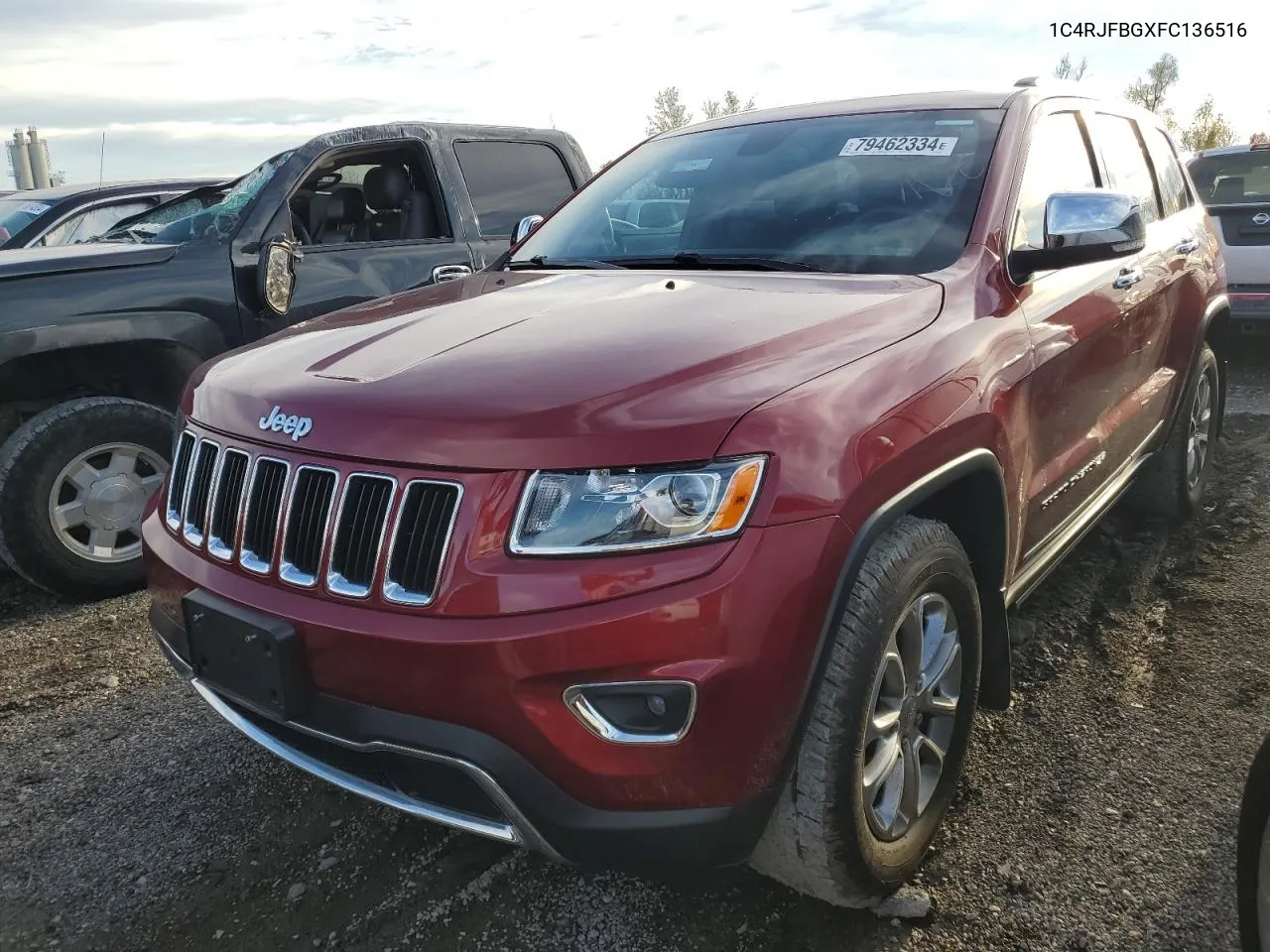 2015 Jeep Grand Cherokee Limited VIN: 1C4RJFBGXFC136516 Lot: 79462334