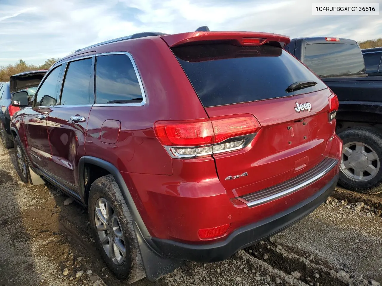 2015 Jeep Grand Cherokee Limited VIN: 1C4RJFBGXFC136516 Lot: 79462334