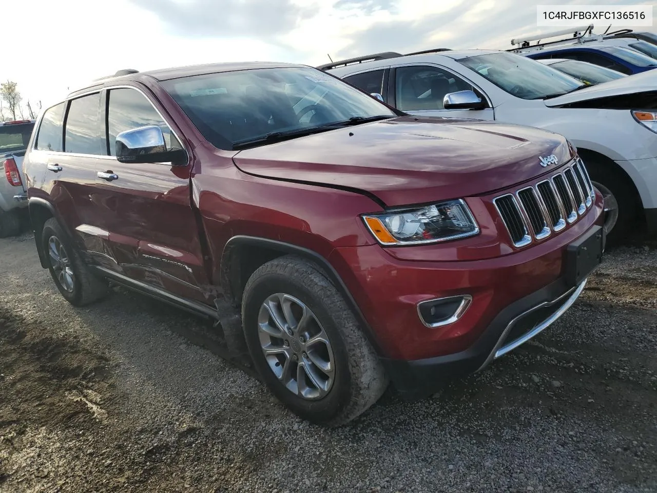 2015 Jeep Grand Cherokee Limited VIN: 1C4RJFBGXFC136516 Lot: 79462334