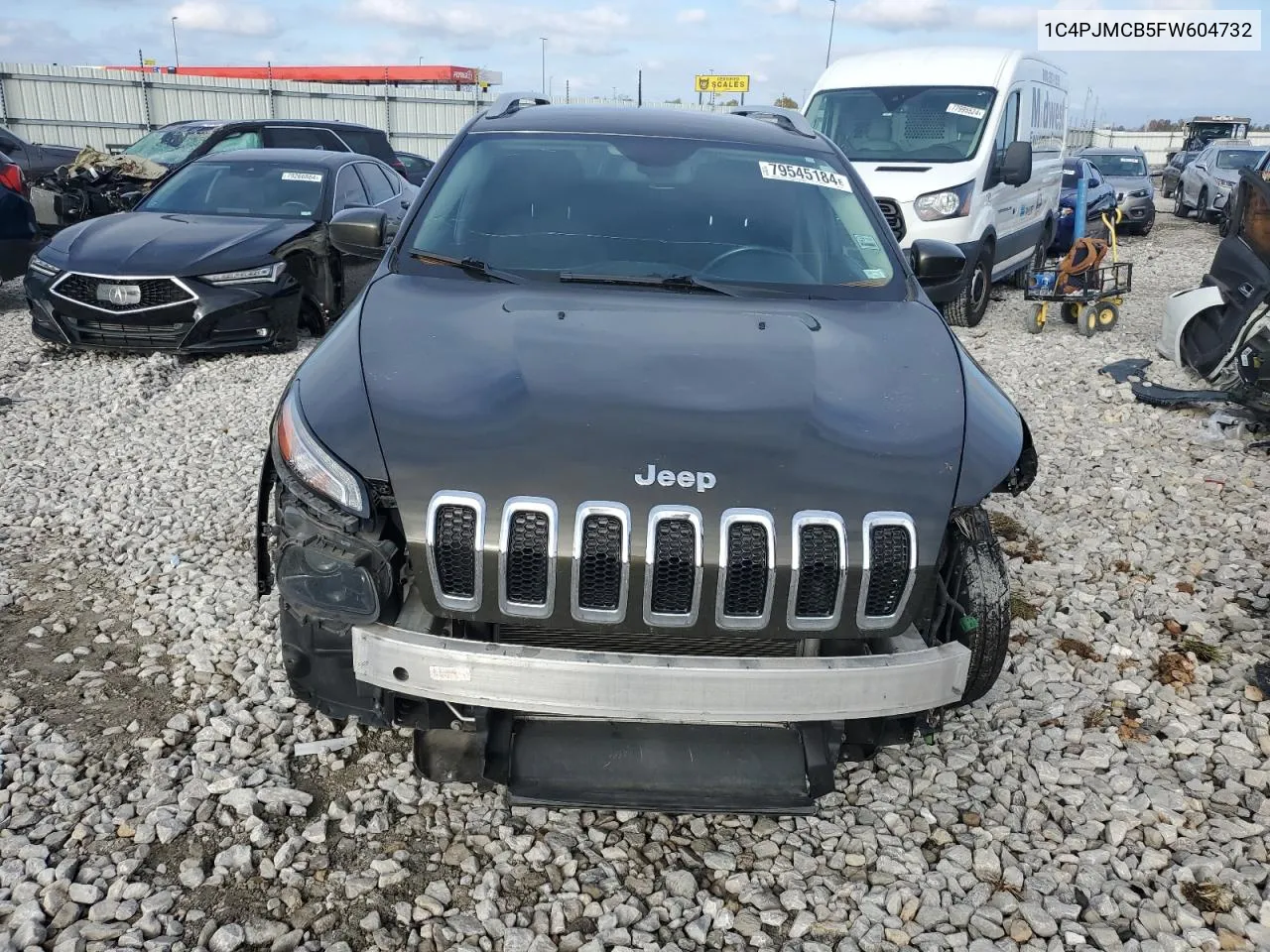 2015 Jeep Cherokee Latitude VIN: 1C4PJMCB5FW604732 Lot: 79545184