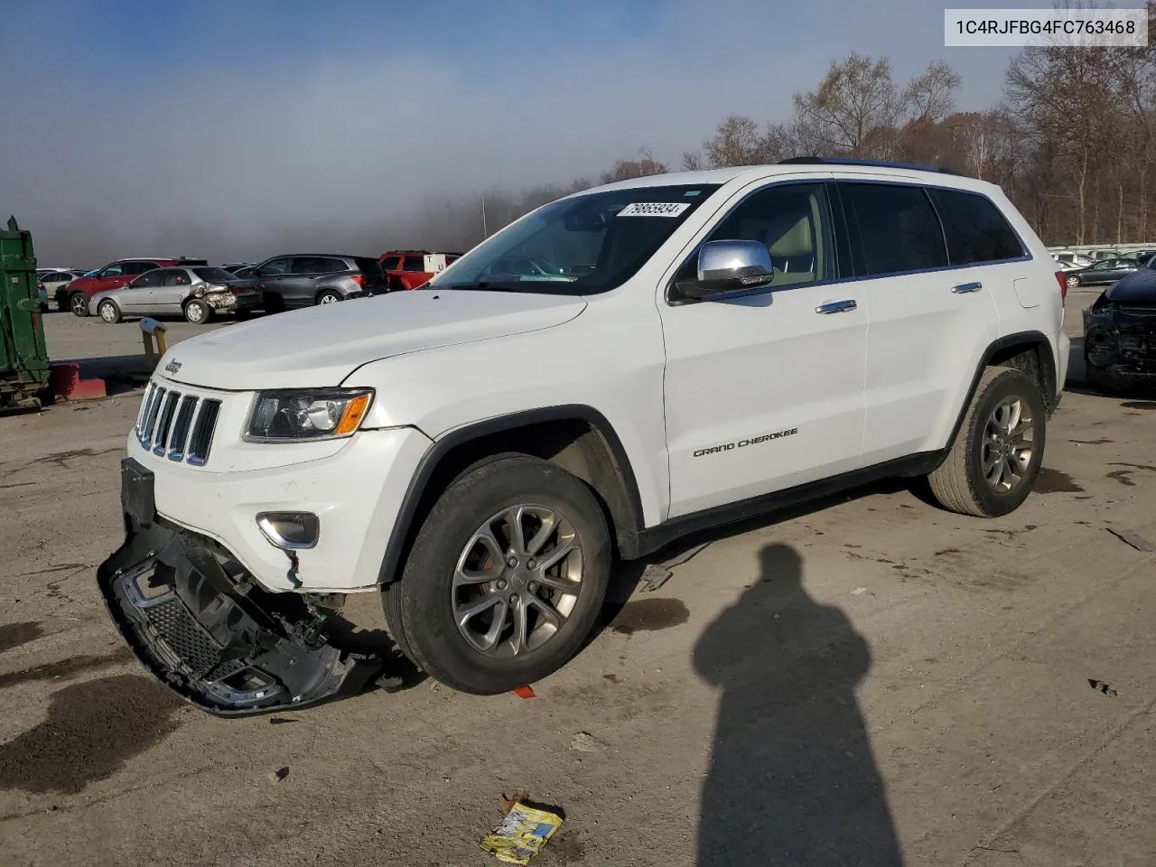 2015 Jeep Grand Cherokee Limited VIN: 1C4RJFBG4FC763468 Lot: 79865934