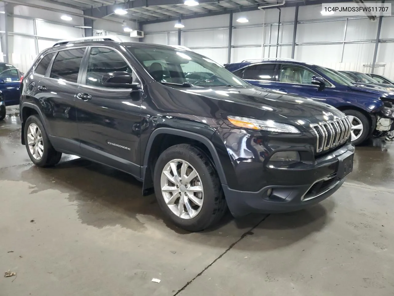 2015 Jeep Cherokee Limited VIN: 1C4PJMDS3FW511707 Lot: 79964094