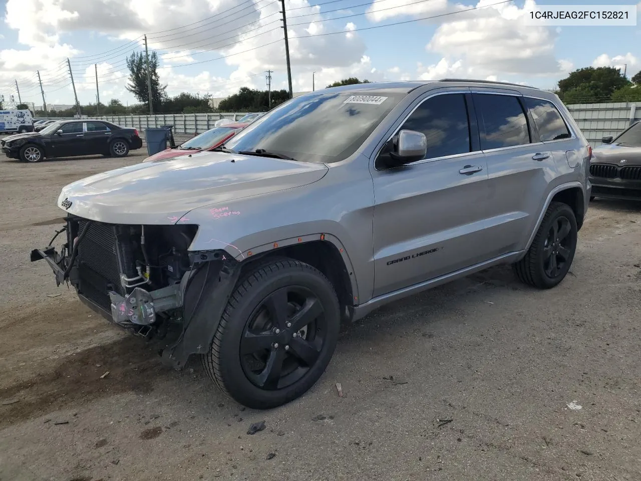 2015 Jeep Grand Cherokee Laredo VIN: 1C4RJEAG2FC152821 Lot: 80090044