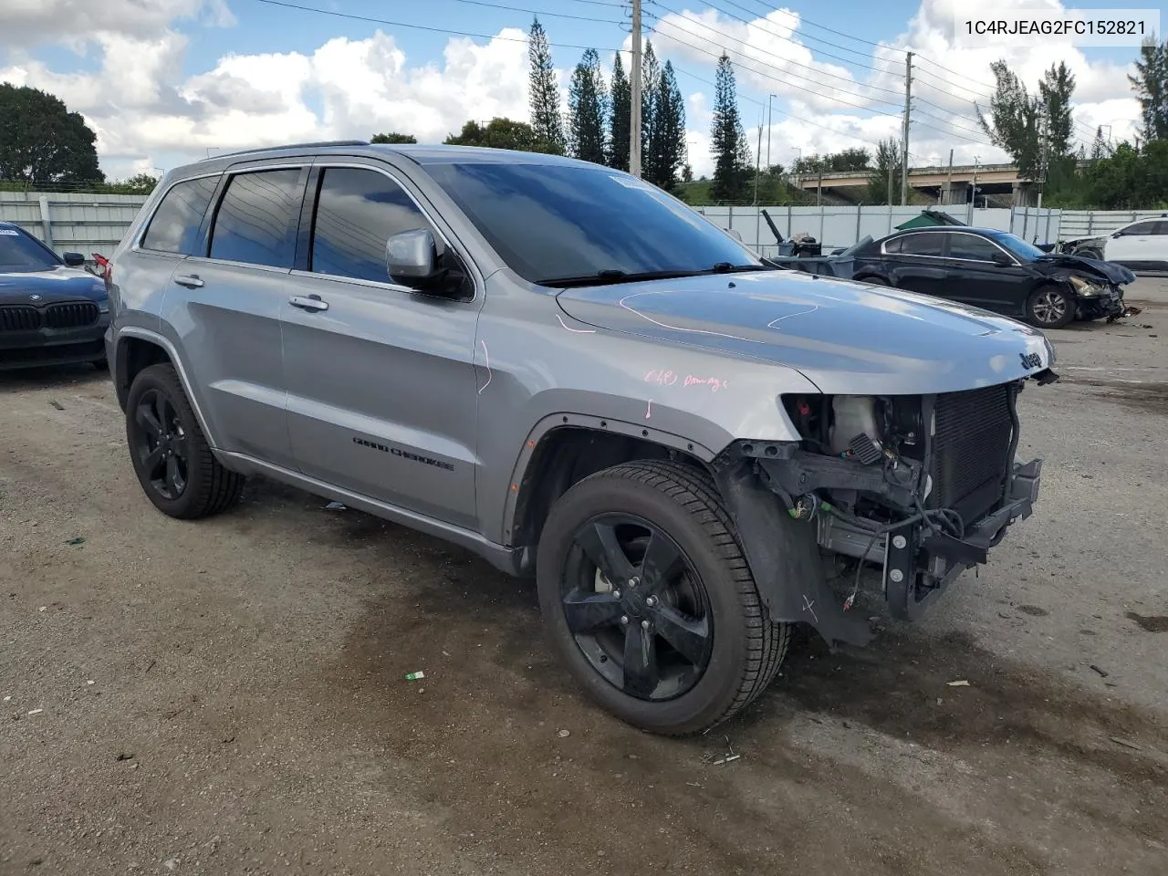 2015 Jeep Grand Cherokee Laredo VIN: 1C4RJEAG2FC152821 Lot: 80090044