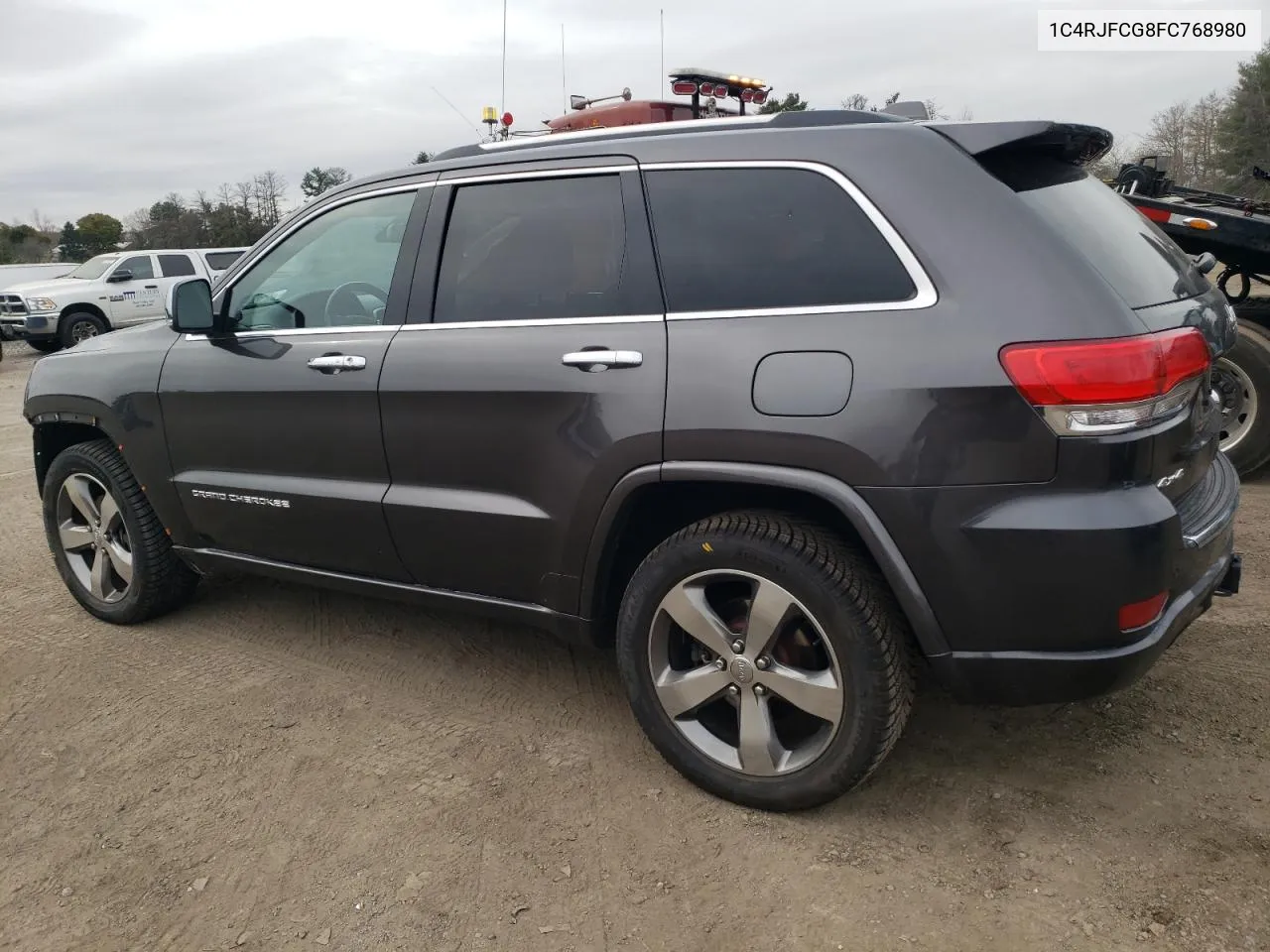 2015 Jeep Grand Cherokee Overland VIN: 1C4RJFCG8FC768980 Lot: 80107474