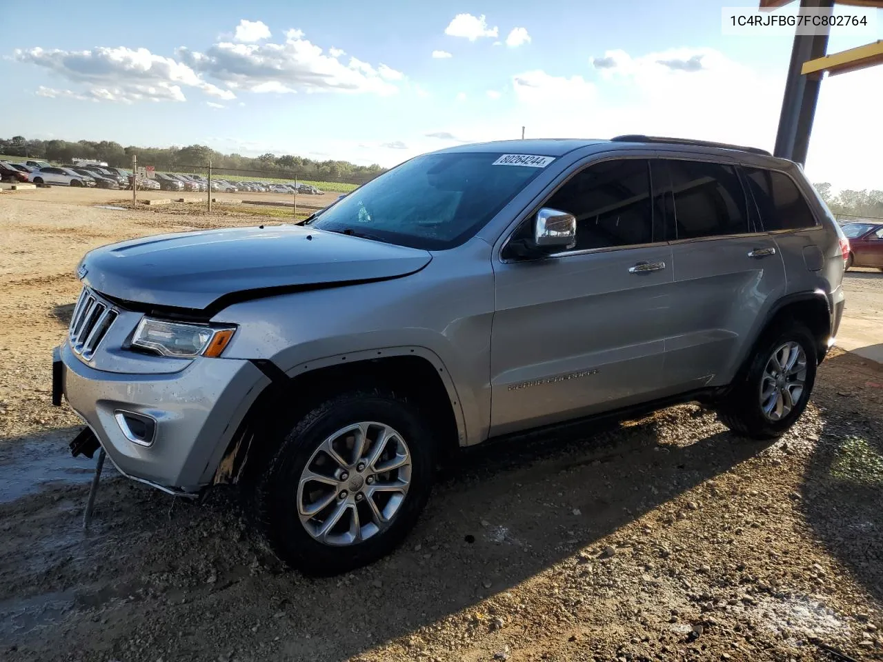 2015 Jeep Grand Cherokee Limited VIN: 1C4RJFBG7FC802764 Lot: 80264244