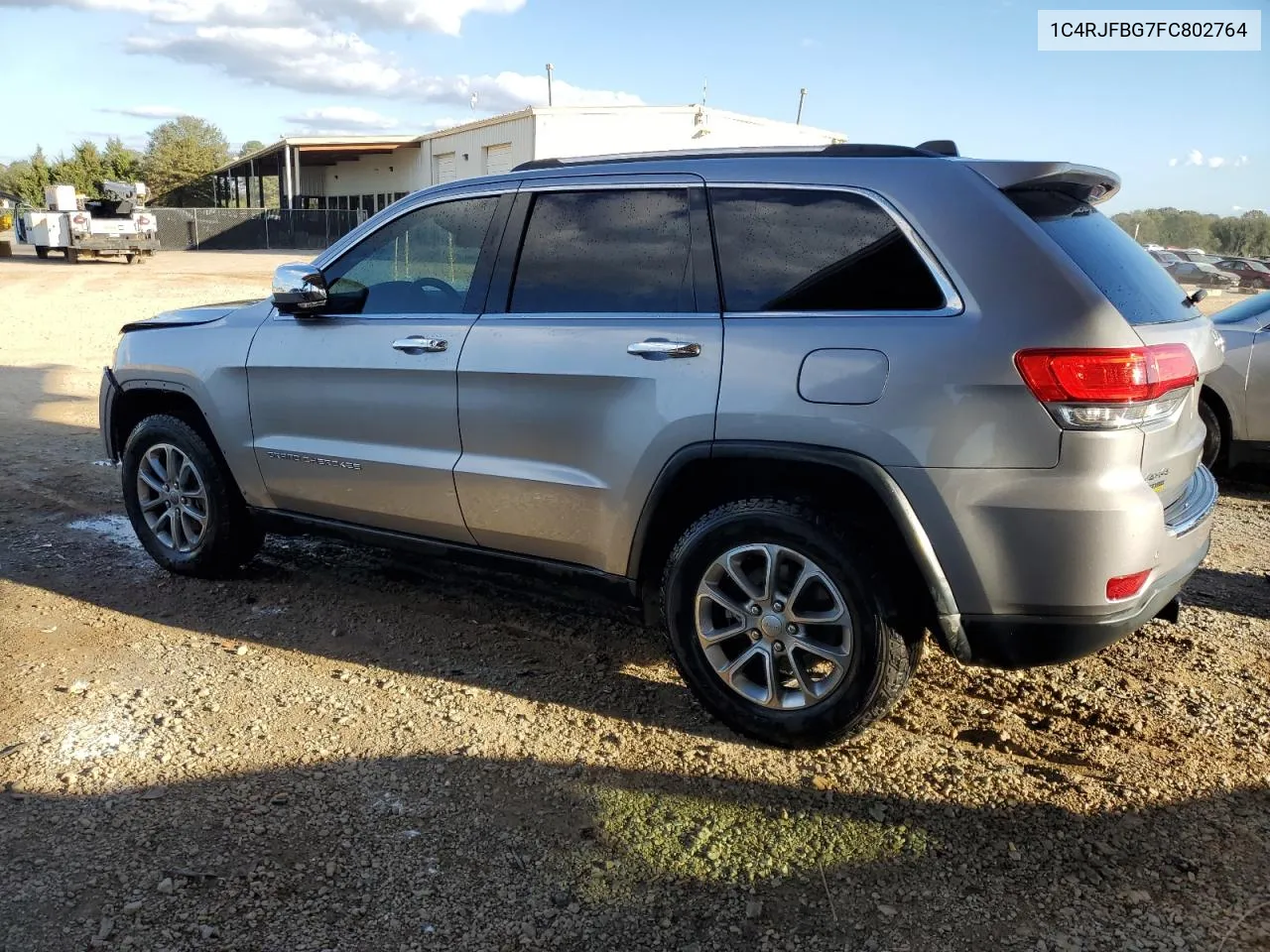 2015 Jeep Grand Cherokee Limited VIN: 1C4RJFBG7FC802764 Lot: 80264244