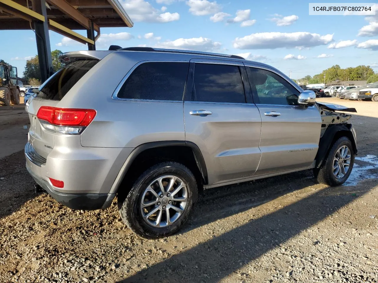 2015 Jeep Grand Cherokee Limited VIN: 1C4RJFBG7FC802764 Lot: 80264244