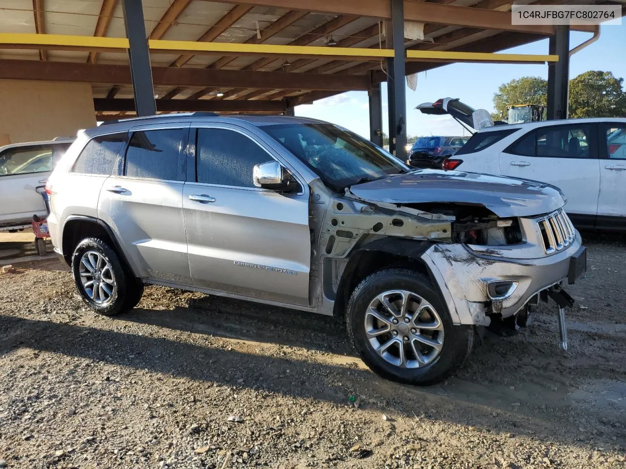 2015 Jeep Grand Cherokee Limited VIN: 1C4RJFBG7FC802764 Lot: 80264244