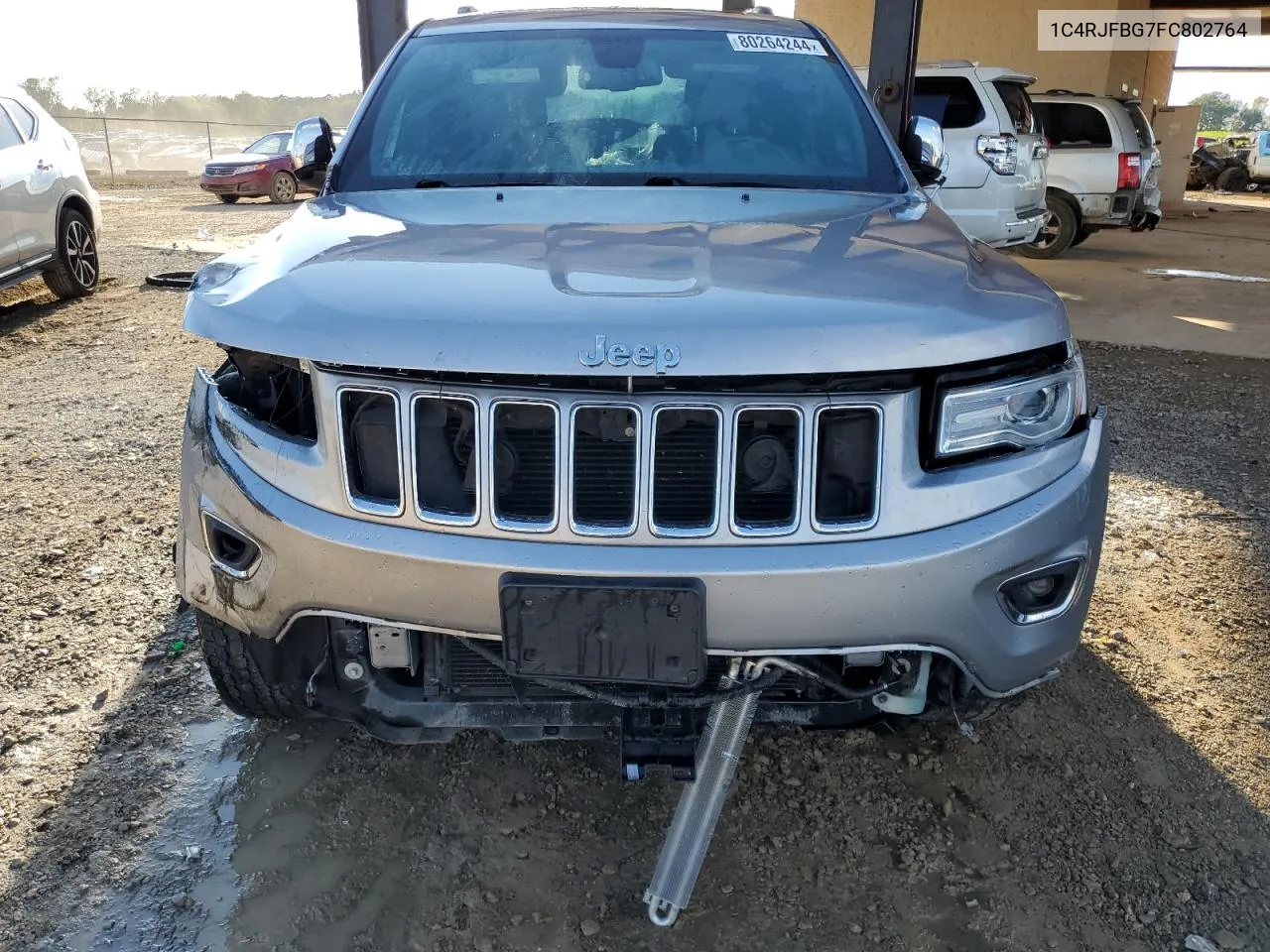 2015 Jeep Grand Cherokee Limited VIN: 1C4RJFBG7FC802764 Lot: 80264244