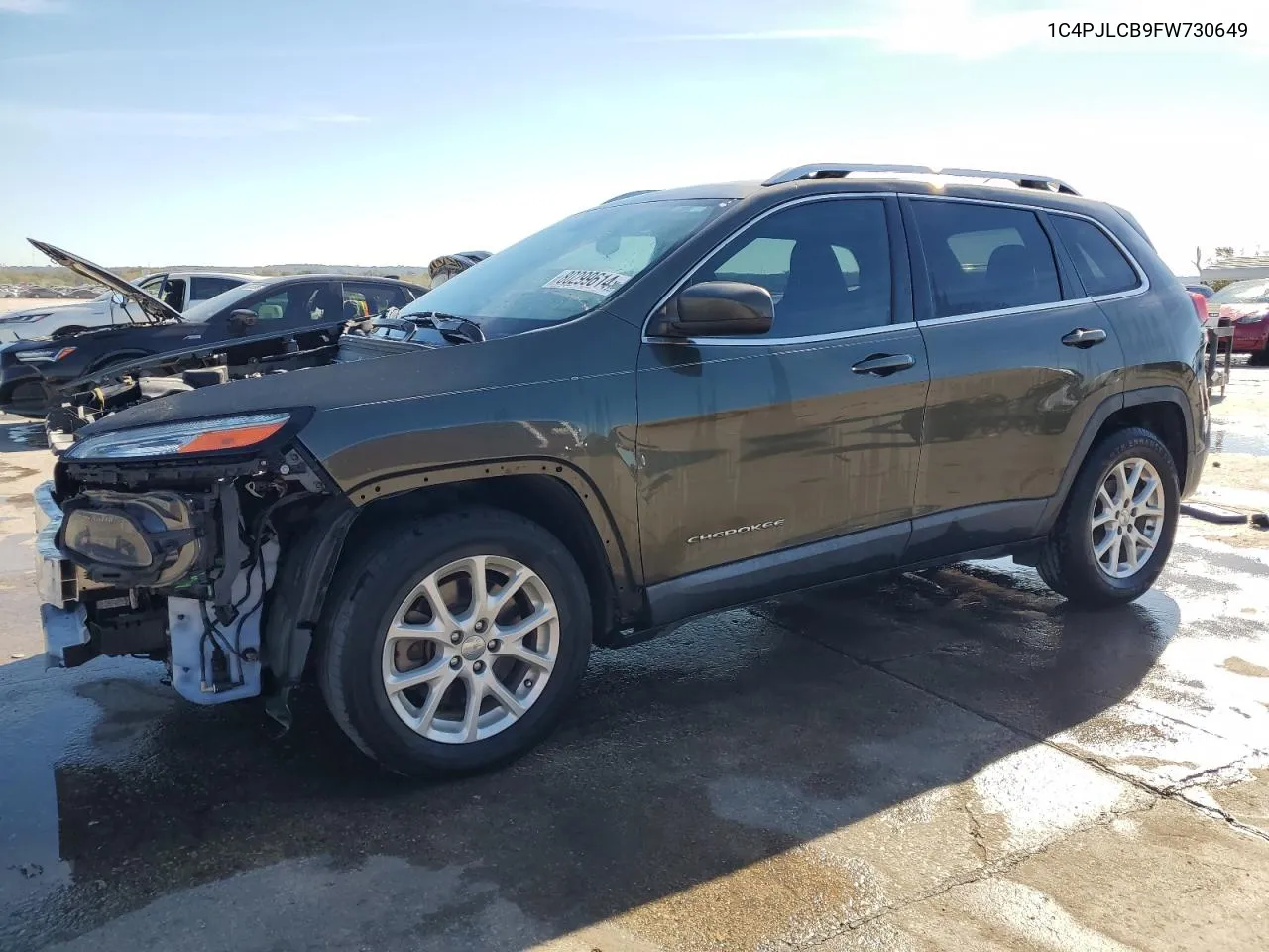 2015 Jeep Cherokee Latitude VIN: 1C4PJLCB9FW730649 Lot: 80299614