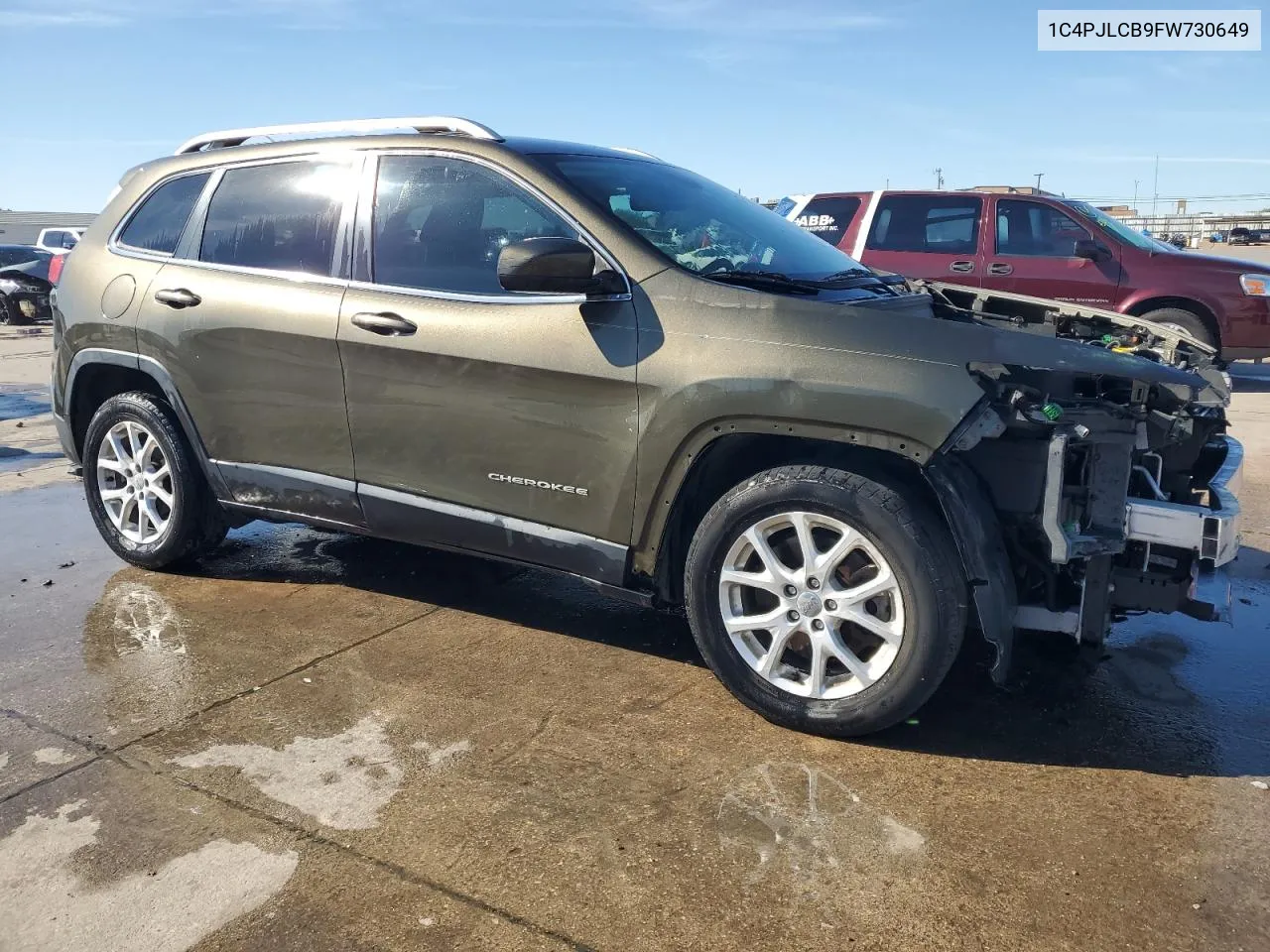 2015 Jeep Cherokee Latitude VIN: 1C4PJLCB9FW730649 Lot: 80299614