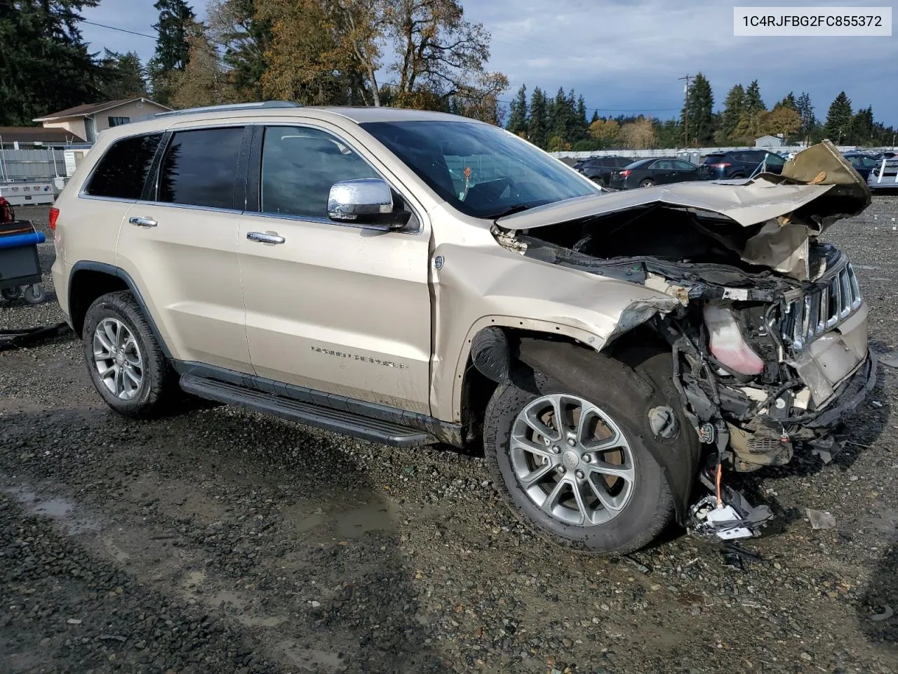 2015 Jeep Grand Cherokee Limited VIN: 1C4RJFBG2FC855372 Lot: 80394394