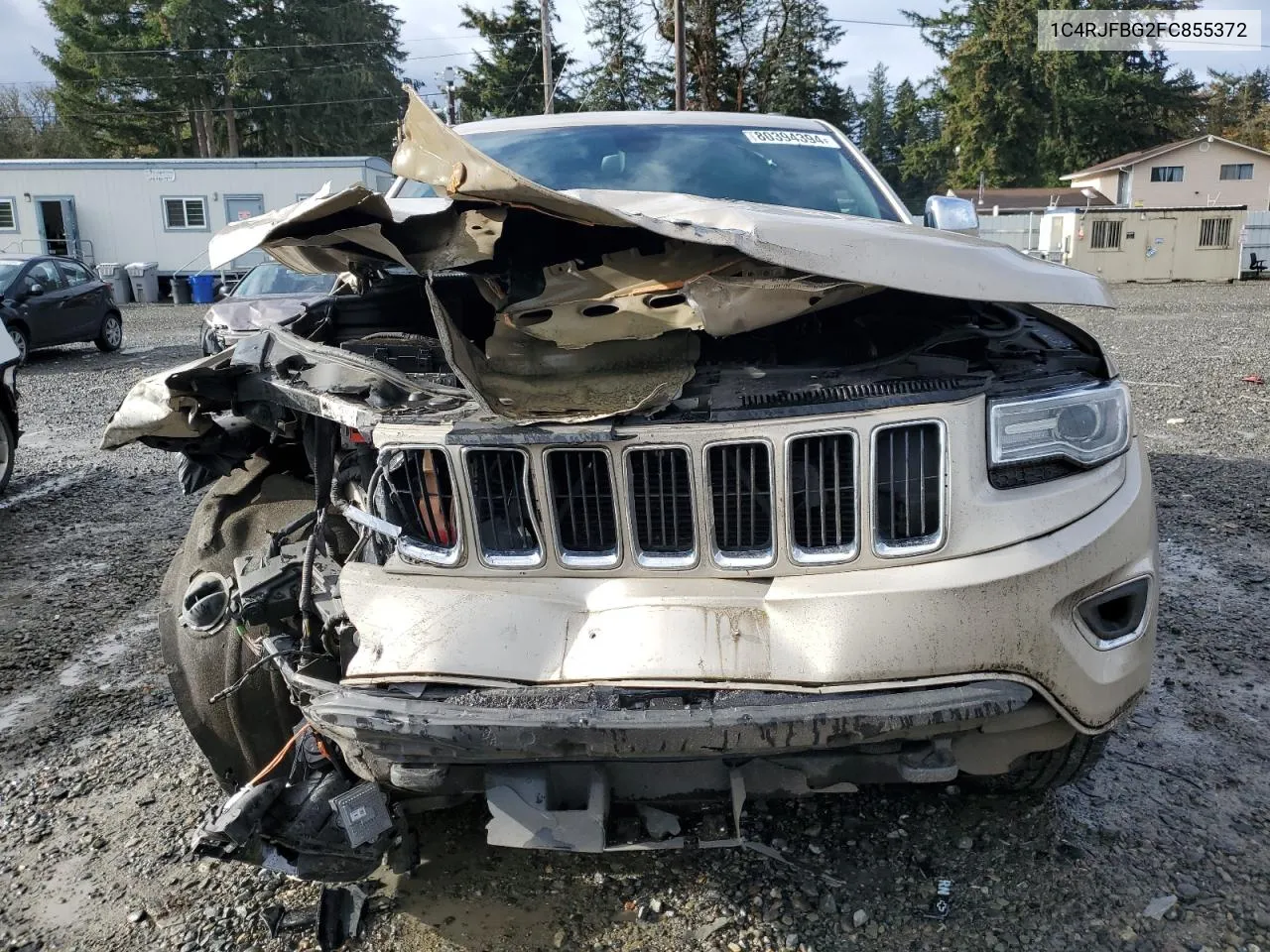 2015 Jeep Grand Cherokee Limited VIN: 1C4RJFBG2FC855372 Lot: 80394394