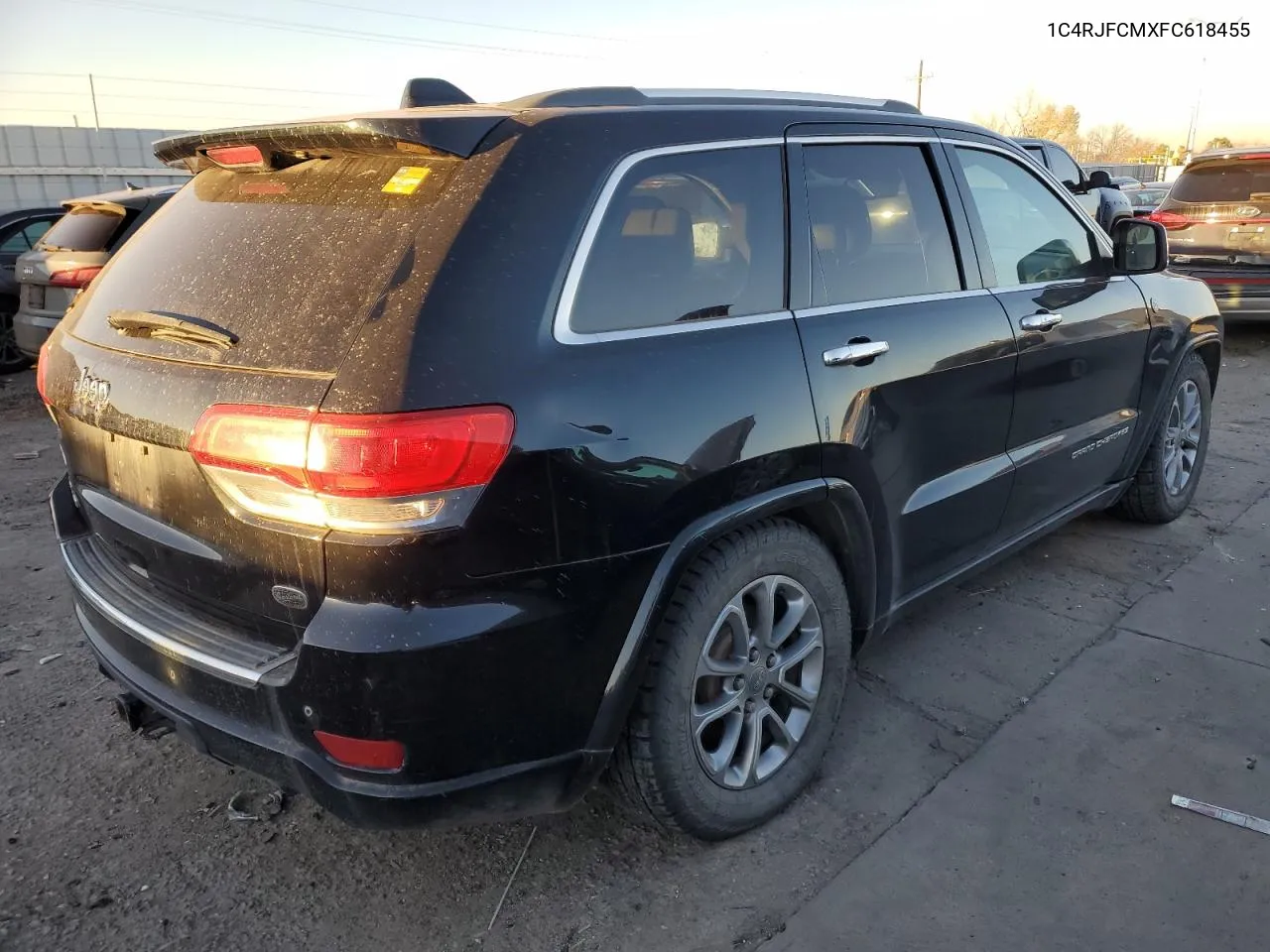 2015 Jeep Grand Cherokee Overland VIN: 1C4RJFCMXFC618455 Lot: 80548554