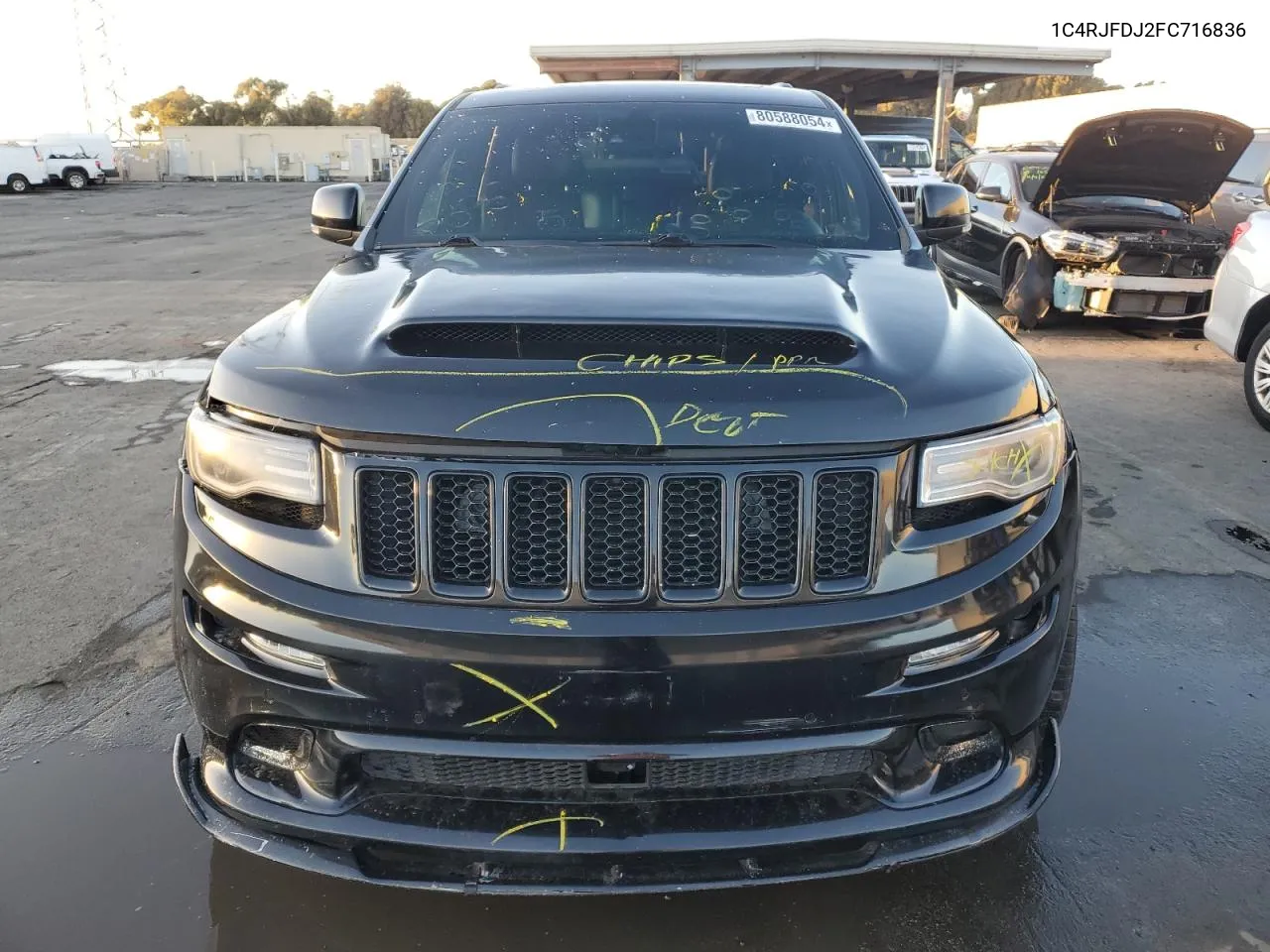 2015 Jeep Grand Cherokee Srt-8 VIN: 1C4RJFDJ2FC716836 Lot: 80588054