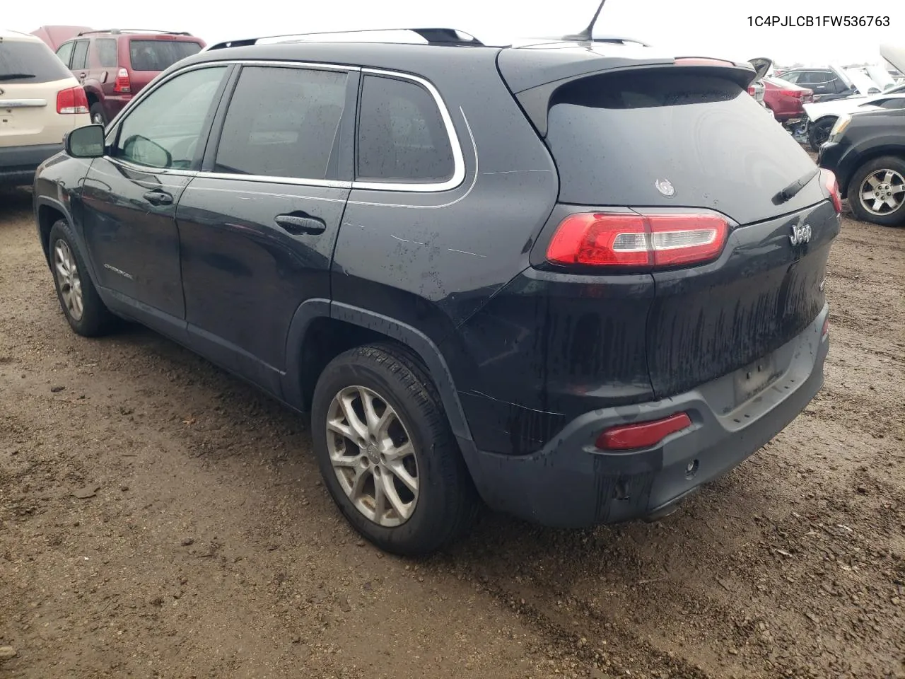 2015 Jeep Cherokee Latitude VIN: 1C4PJLCB1FW536763 Lot: 80773524