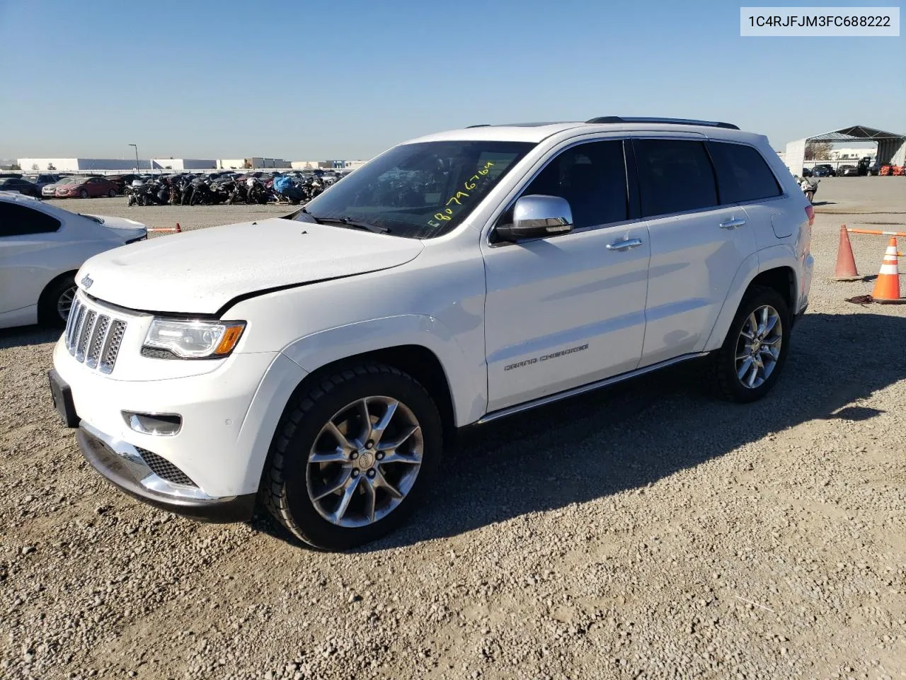 2015 Jeep Grand Cherokee Summit VIN: 1C4RJFJM3FC688222 Lot: 80796764