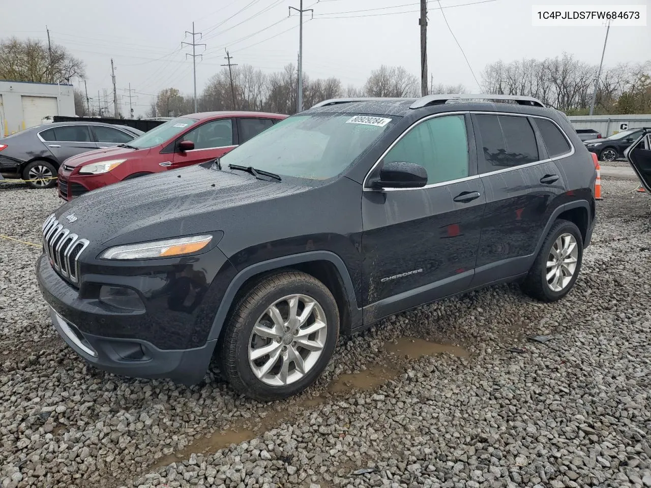 2015 Jeep Cherokee Limited VIN: 1C4PJLDS7FW684673 Lot: 80929284