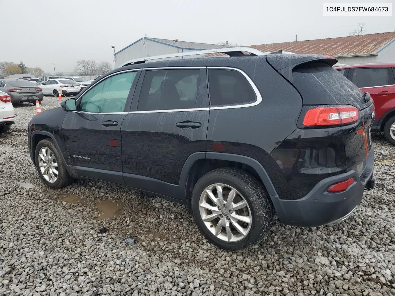 2015 Jeep Cherokee Limited VIN: 1C4PJLDS7FW684673 Lot: 80929284