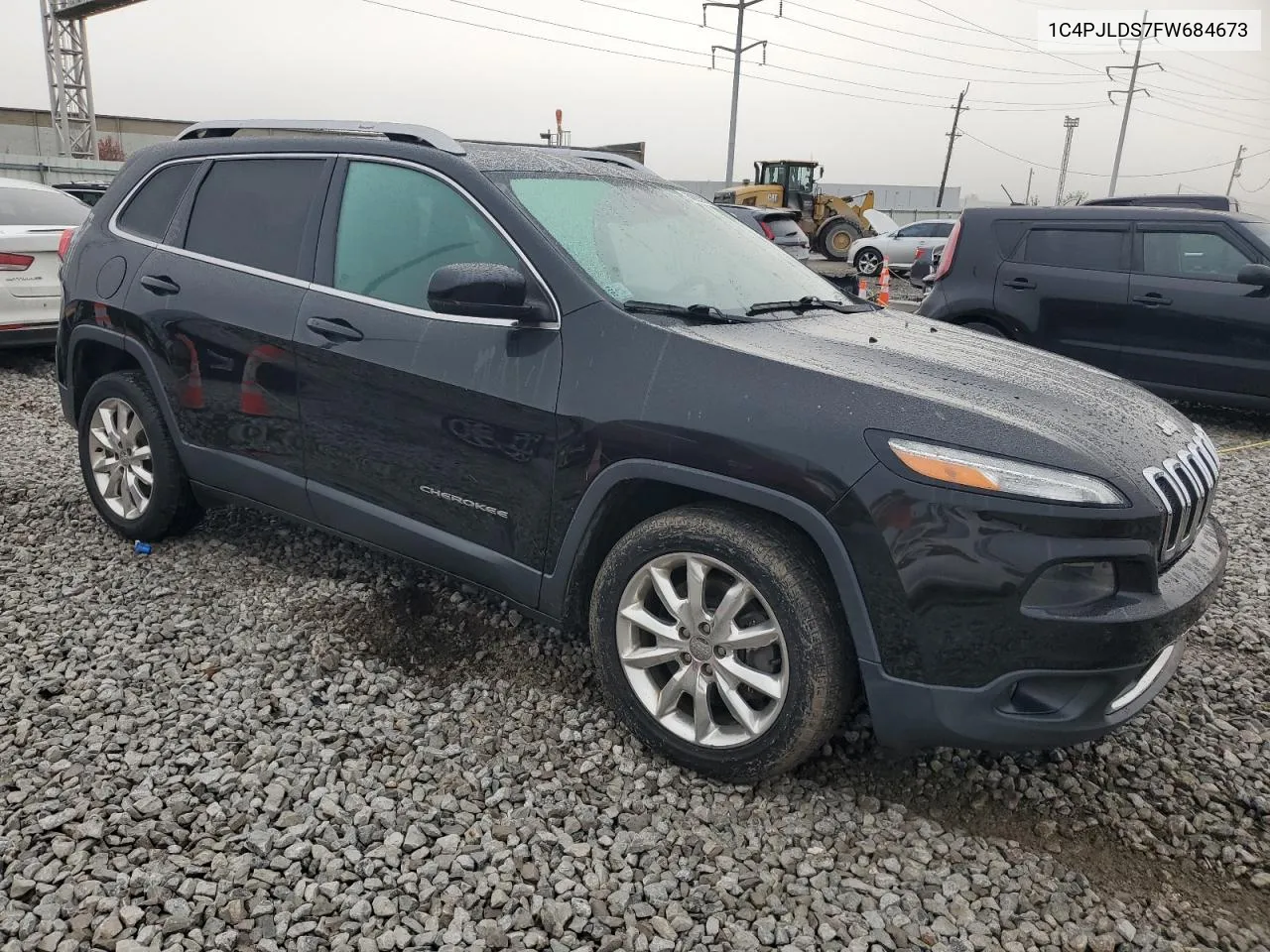 2015 Jeep Cherokee Limited VIN: 1C4PJLDS7FW684673 Lot: 80929284