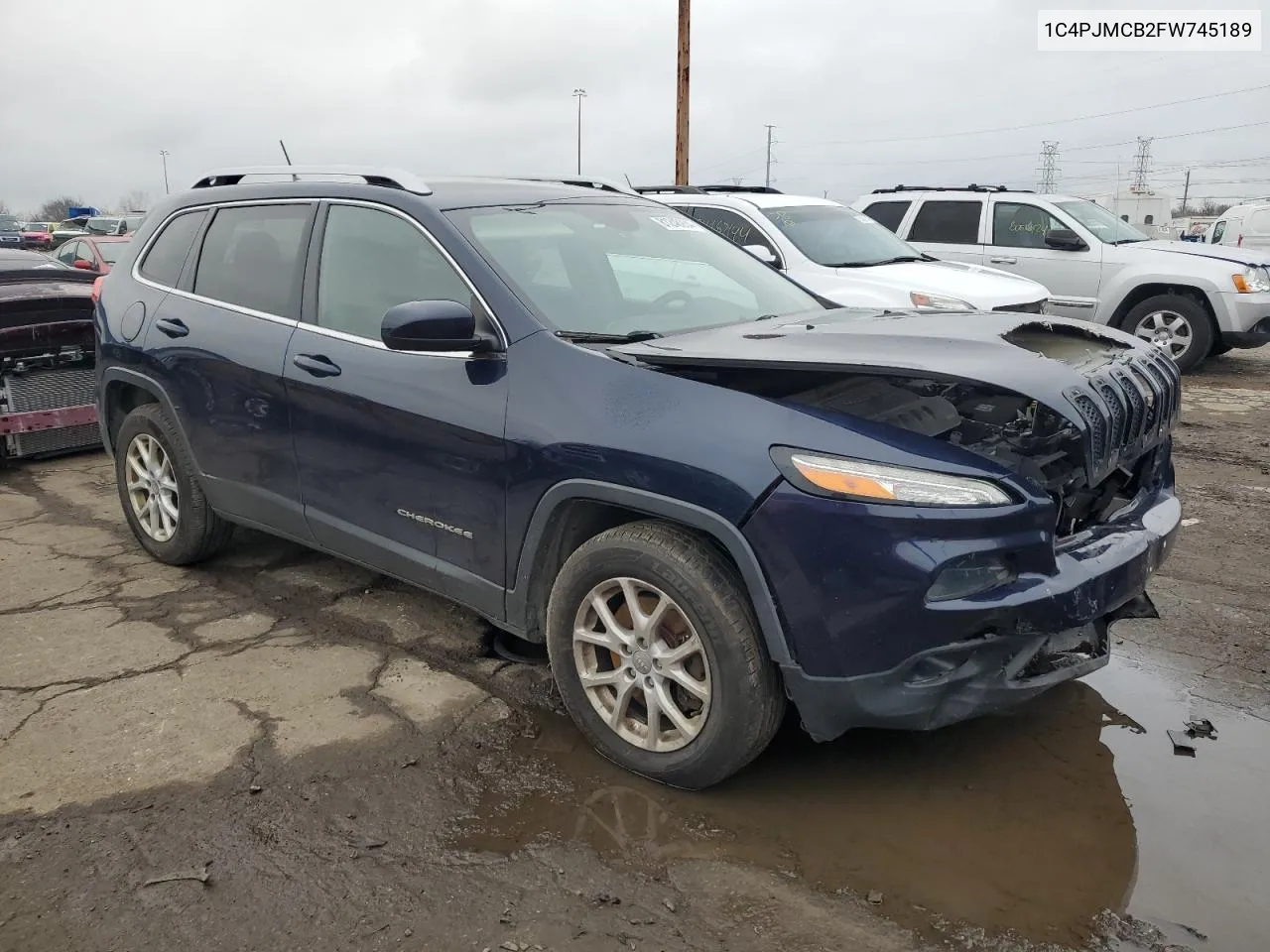 2015 Jeep Cherokee Latitude VIN: 1C4PJMCB2FW745189 Lot: 81248934