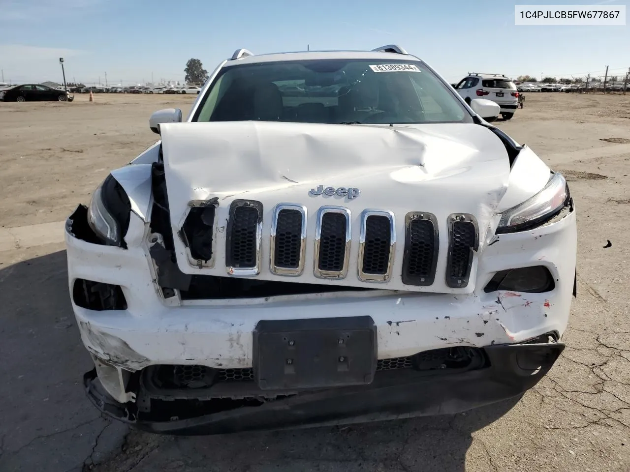 2015 Jeep Cherokee Latitude VIN: 1C4PJLCB5FW677867 Lot: 81389344