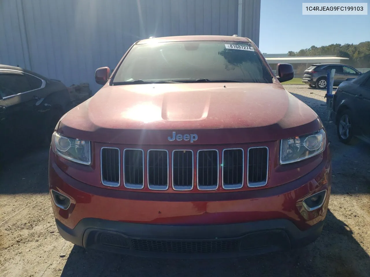 2015 Jeep Grand Cherokee Laredo VIN: 1C4RJEAG9FC199103 Lot: 81687274