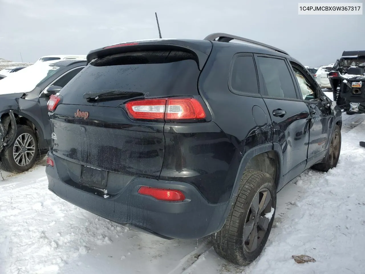 2016 Jeep Cherokee Latitude VIN: 1C4PJMCBXGW367317 Lot: 37696904