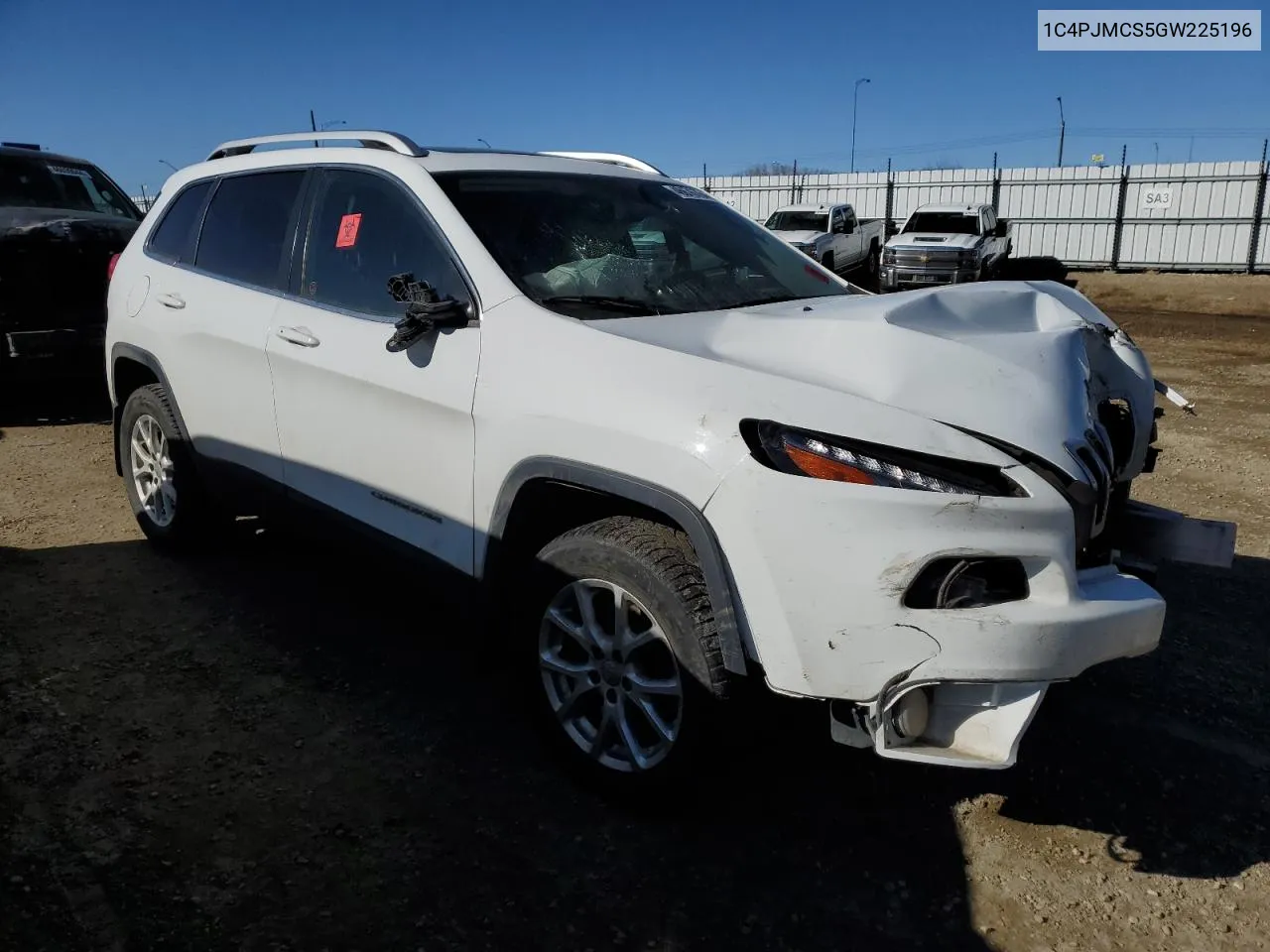 2016 Jeep Cherokee Latitude VIN: 1C4PJMCS5GW225196 Lot: 46676764