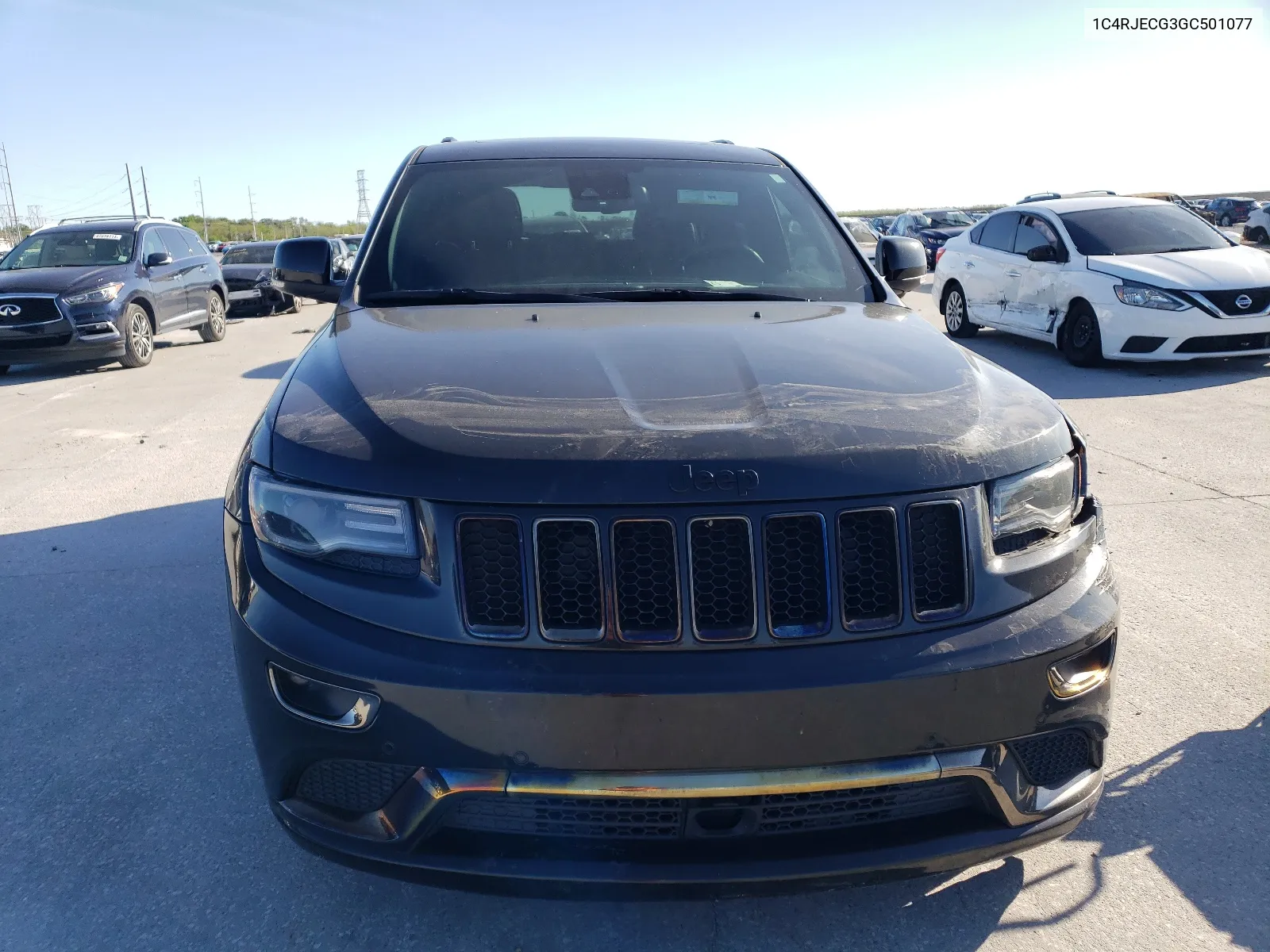 2016 Jeep Grand Cherokee Overland VIN: 1C4RJECG3GC501077 Lot: 47192004