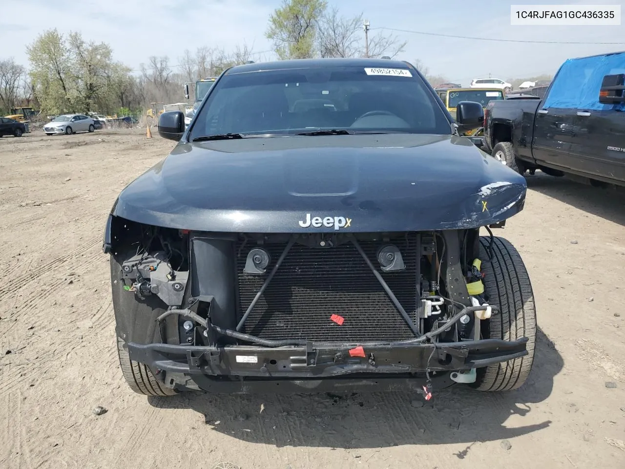 2016 Jeep Grand Cherokee Laredo VIN: 1C4RJFAG1GC436335 Lot: 49852154