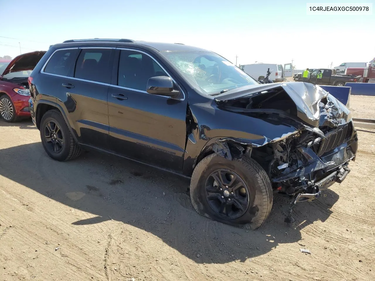 2016 Jeep Grand Cherokee Laredo VIN: 1C4RJEAGXGC500978 Lot: 50705684