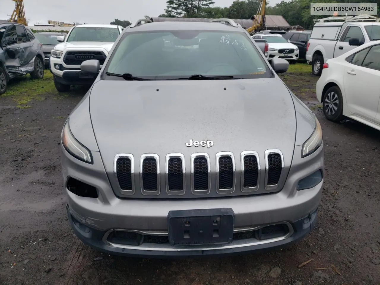 2016 Jeep Cherokee Limited VIN: 1C4PJLDB6GW164983 Lot: 50818554