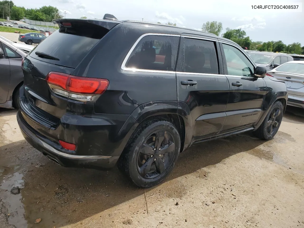 2016 Jeep Grand Cherokee Overland VIN: 1C4RJFCT2GC408537 Lot: 53159544