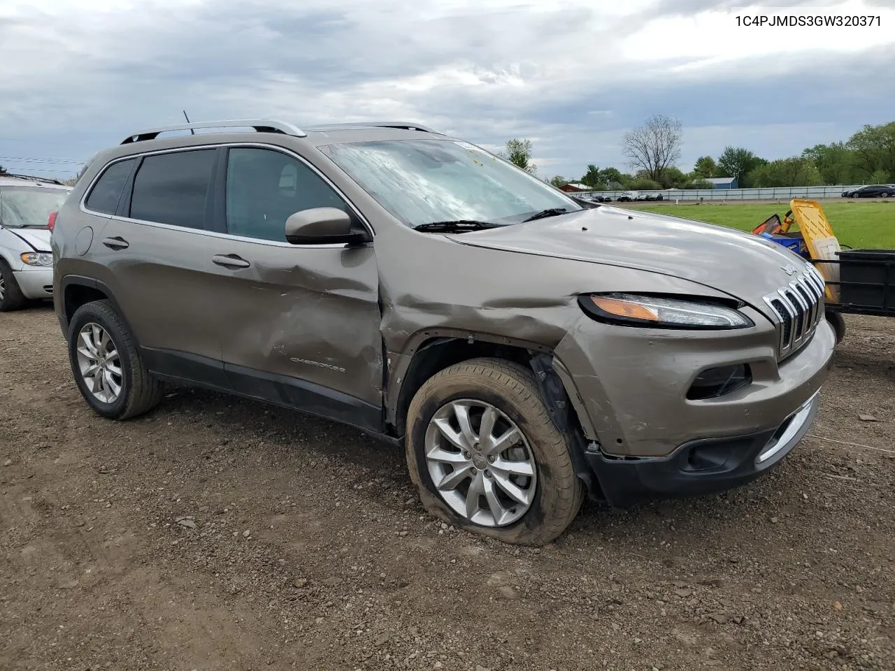 2016 Jeep Cherokee Limited VIN: 1C4PJMDS3GW320371 Lot: 53234924