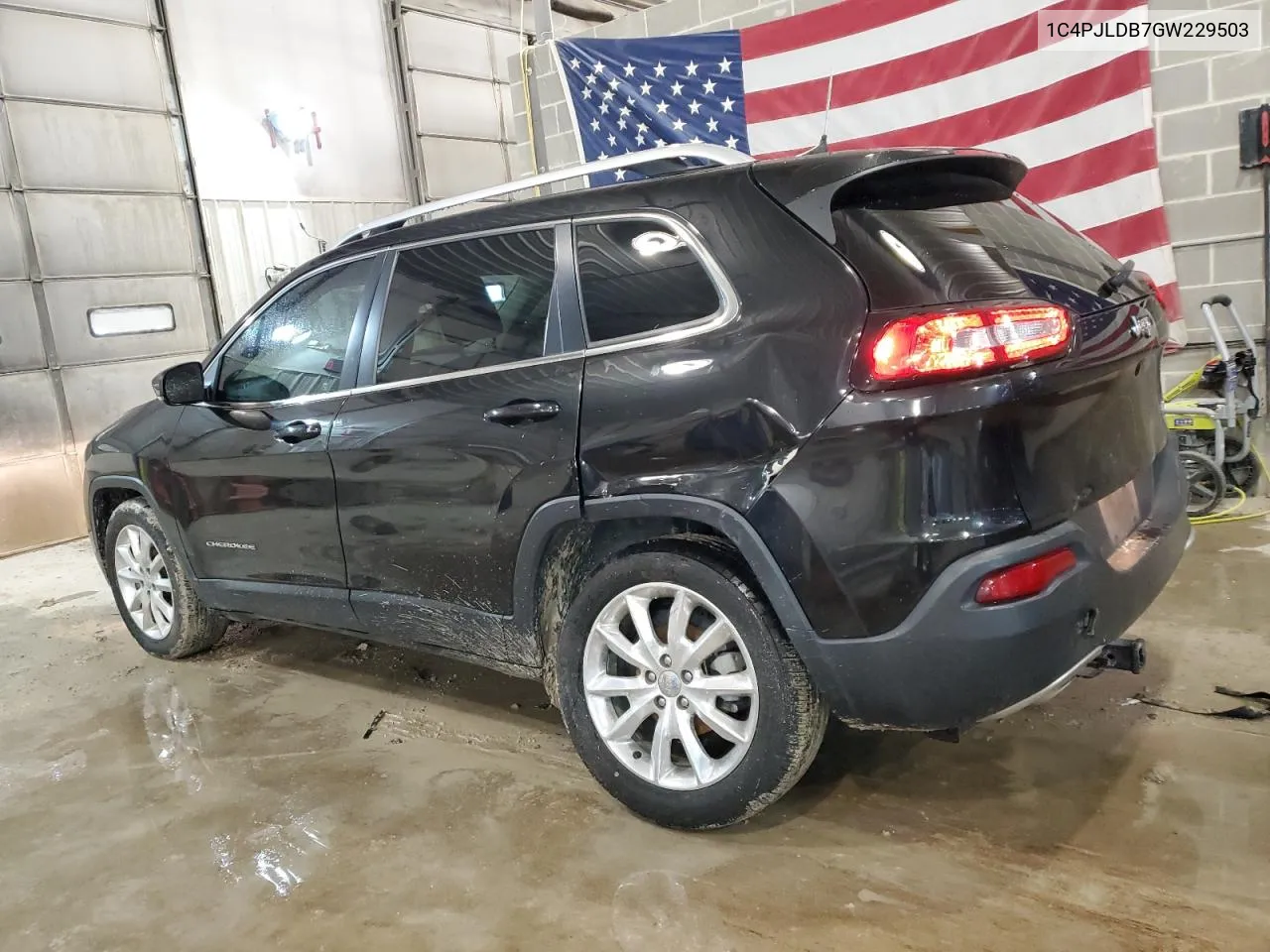 2016 Jeep Cherokee Limited VIN: 1C4PJLDB7GW229503 Lot: 53402464