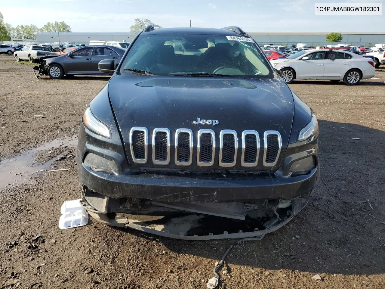 2016 Jeep Cherokee Sport VIN: 1C4PJMAB8GW182301 Lot: 54384994