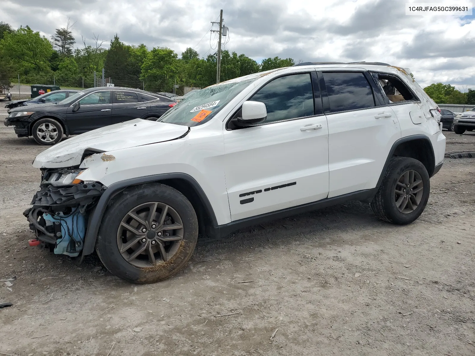 2016 Jeep Grand Cherokee Laredo VIN: 1C4RJFAG5GC399631 Lot: 55294584