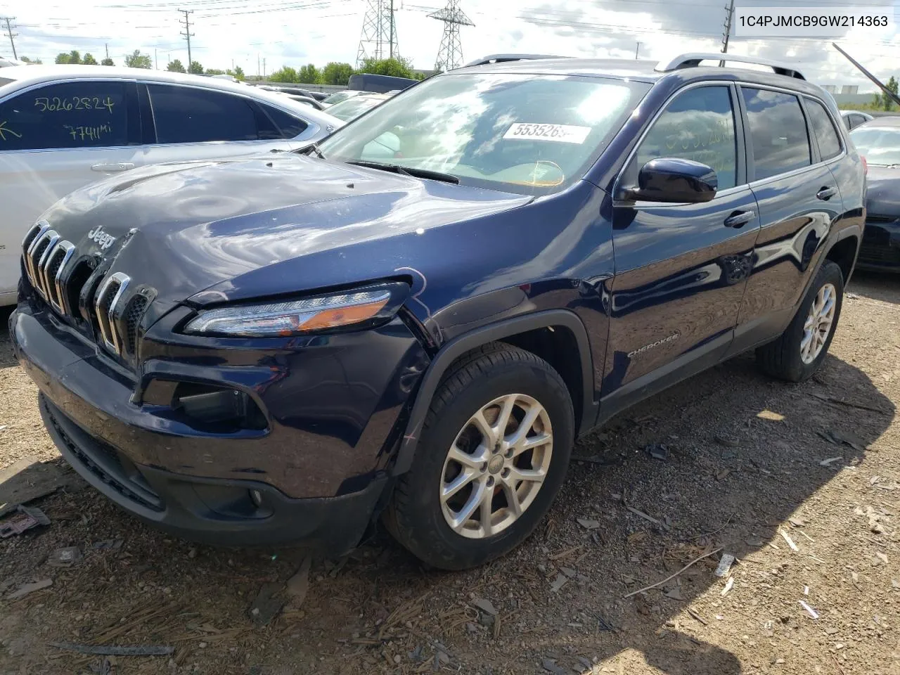 1C4PJMCB9GW214363 2016 Jeep Cherokee Latitude