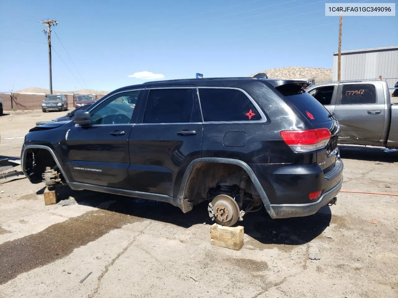 2016 Jeep Grand Cherokee Laredo VIN: 1C4RJFAG1GC349096 Lot: 56451104