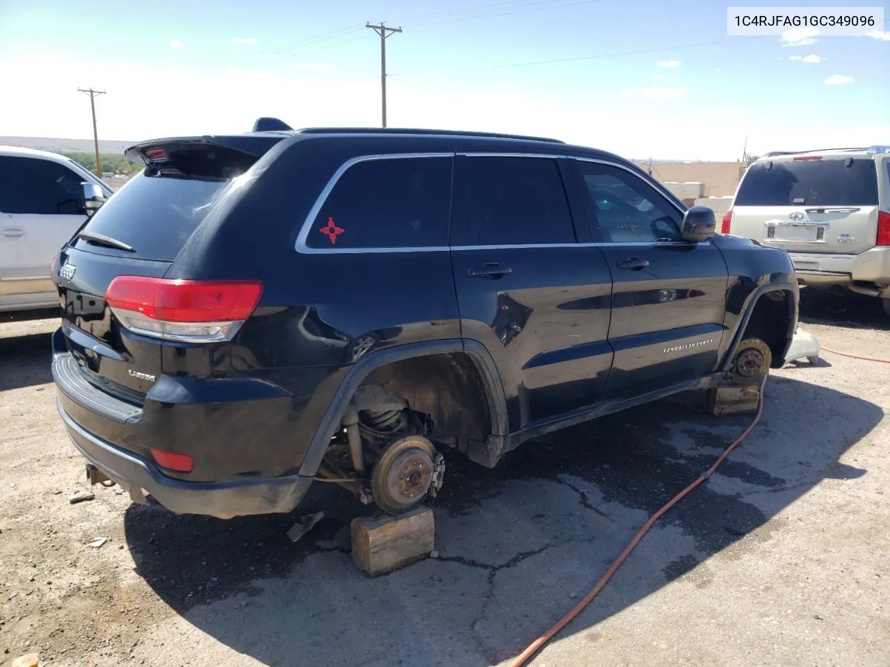 2016 Jeep Grand Cherokee Laredo VIN: 1C4RJFAG1GC349096 Lot: 56451104